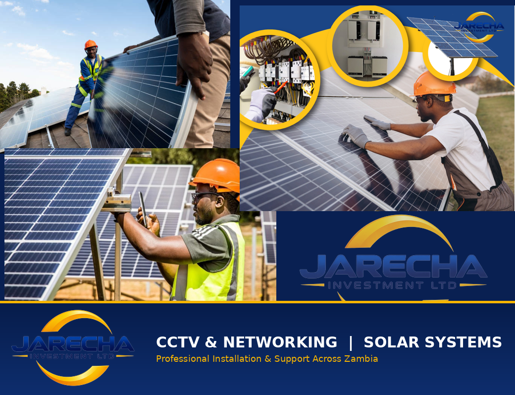 Jarecha Investments Ltd commercial solar power systems and engineering infrastructure