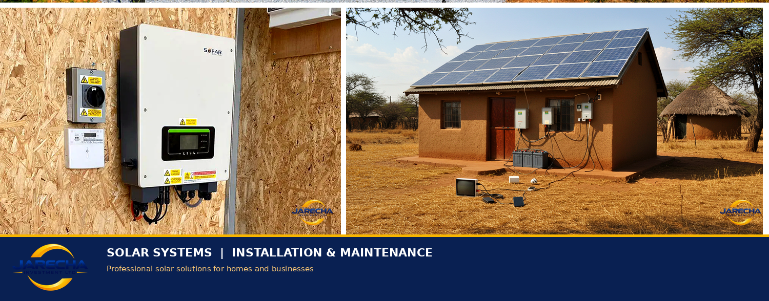 Jarecha backup solar arrays and power engineering